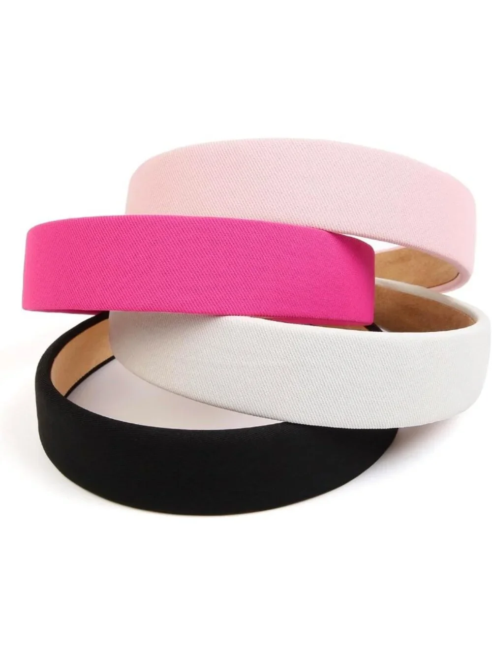 Trendy Non-Slip Pink Headbands for Women | 1-Inch Wide Cute Hair Accessories